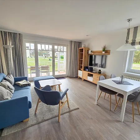 Duenenpark - Komfort Mit 1 Schlafzimmer Und Terrasse Im Erdgeschoss 115 Binz